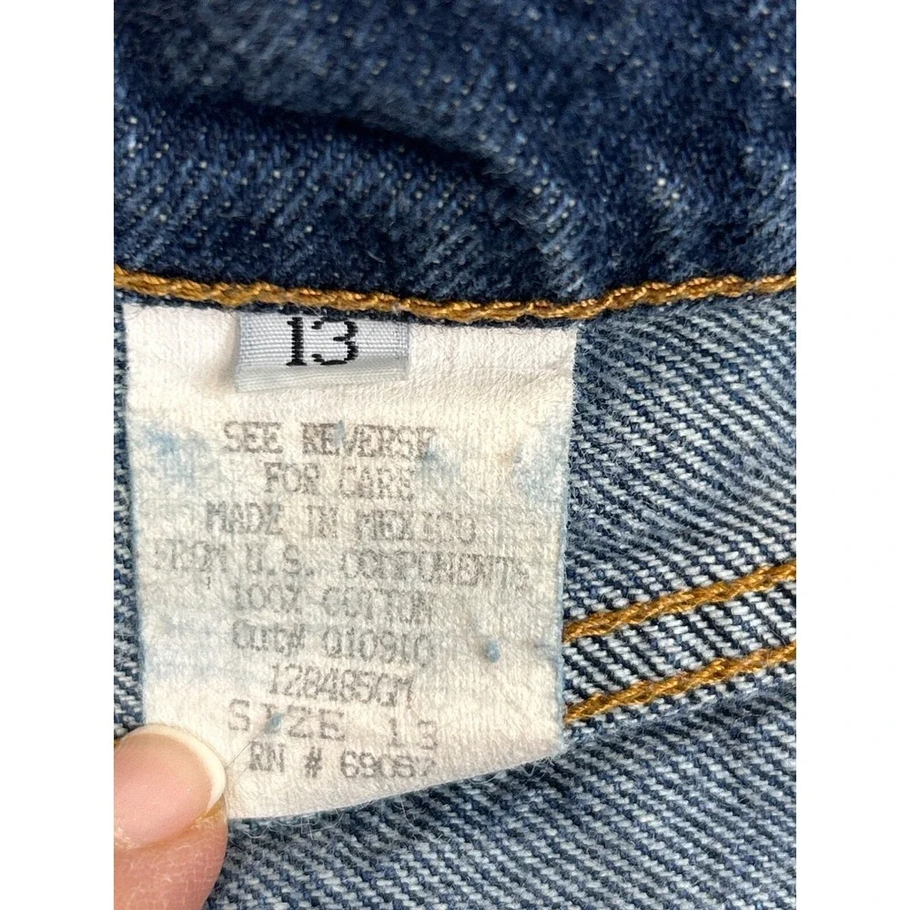 Paris Blues Originals‎ Jeans Womens Juniors 13 Blue Denim Flare Cotton